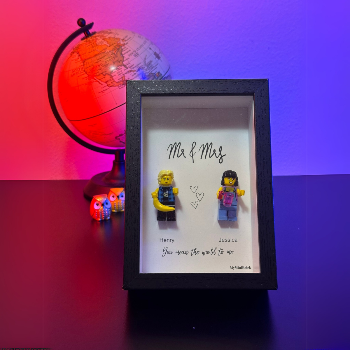 6x4 Frame Customizable 1-2 Minifigures - MyMiniBrick