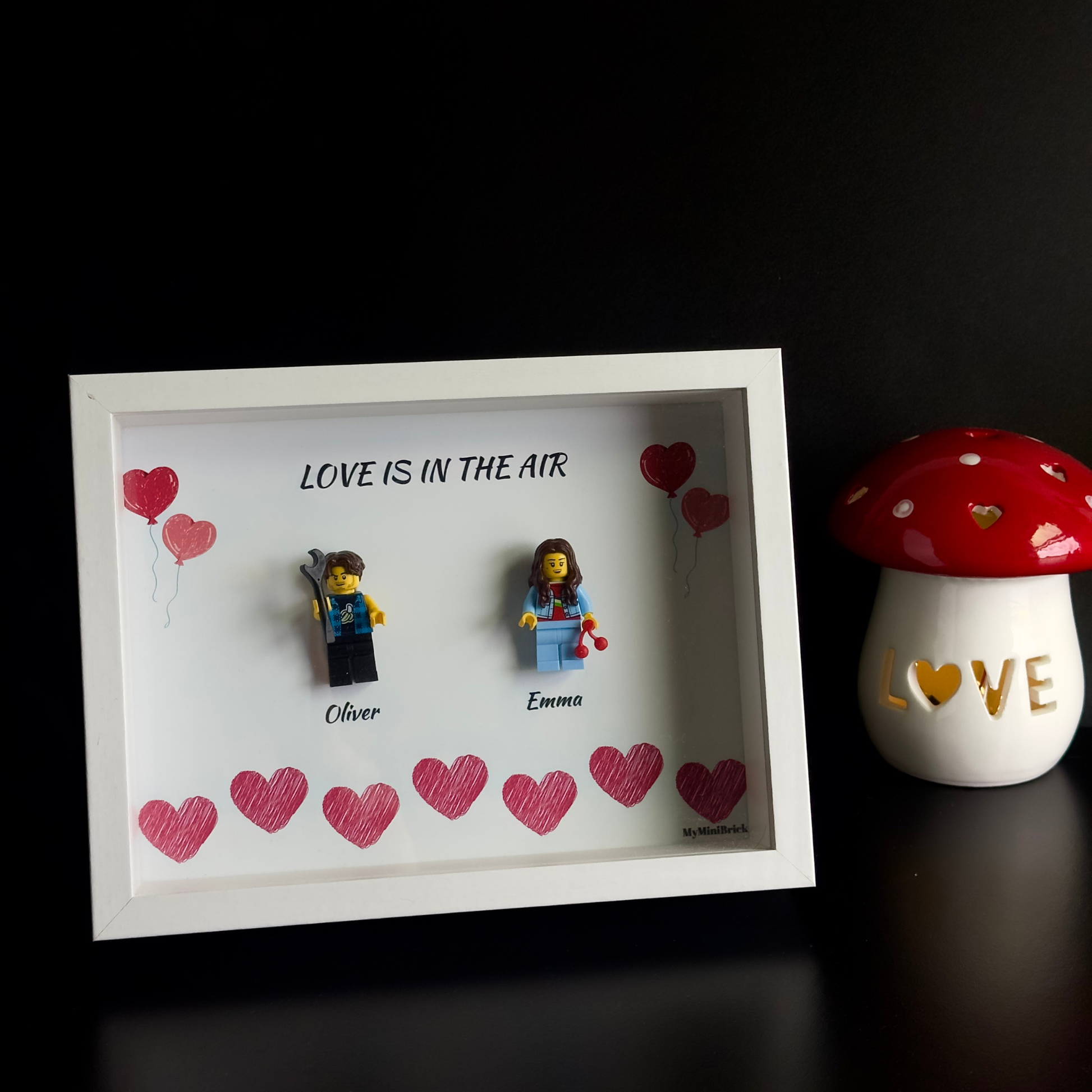 Custom LEGO® Frame 2-3 Minifigures 6x8 | MyMiniBrick - MyMiniBrick 