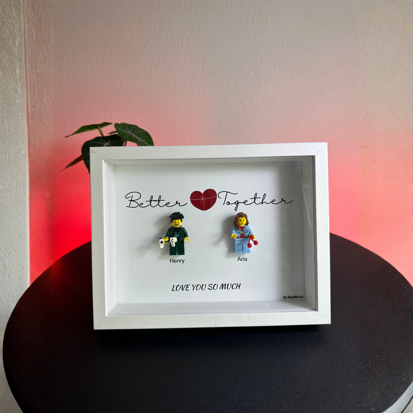 Custom LEGO® Frame 2-3 Minifigures 6x8 | MyMiniBrick - MyMiniBrick 