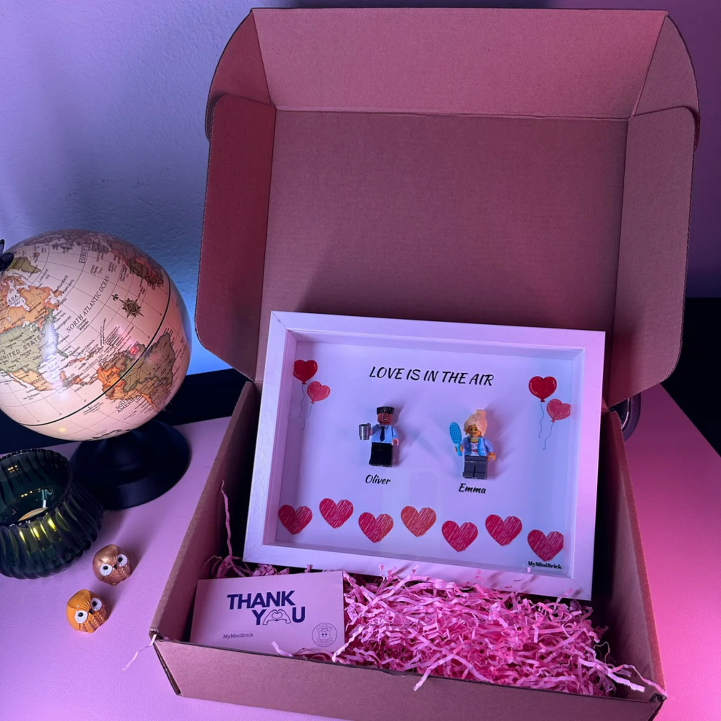 Custom LEGO® Frame 2-3 Minifigures 6x8 | MyMiniBrick - MyMiniBrick 