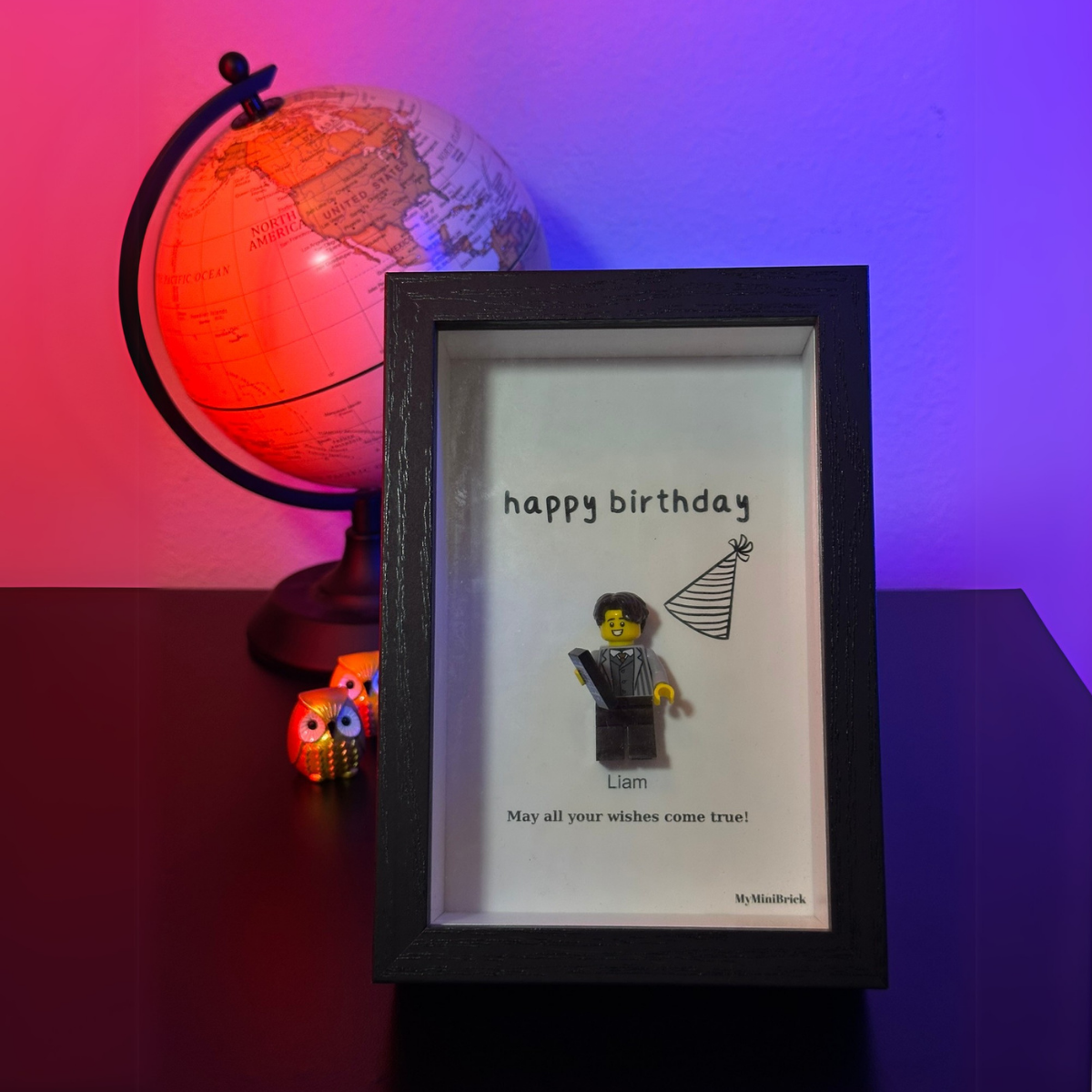 6x4 Frame Customizable 1-2 Minifigures - MyMiniBrick 