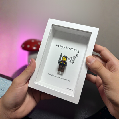 Custom LEGO® Frame  1-2 Minifigures 6x4 | MyMiniBrick - MyMiniBrick 